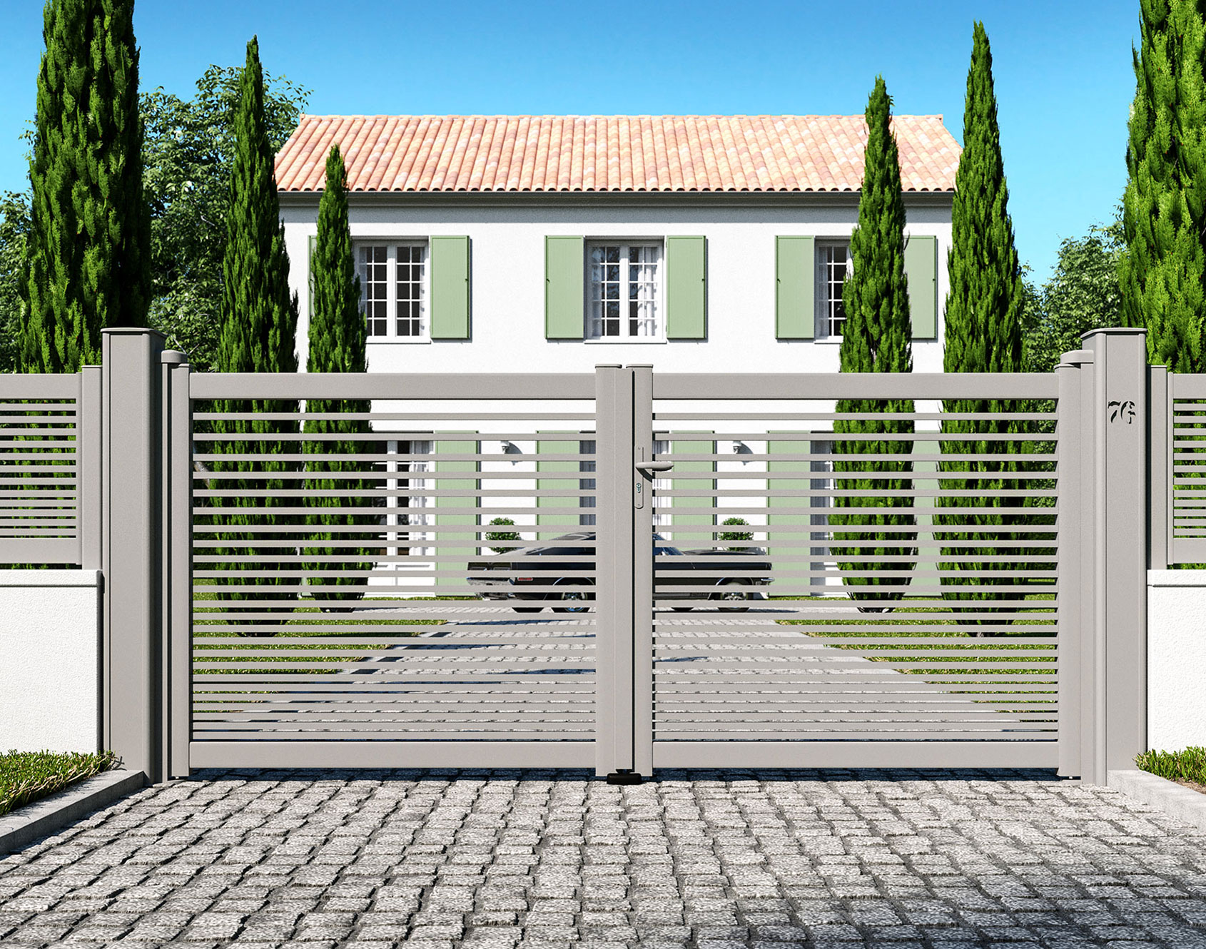 Clôture aluminium Kloa par kostum
